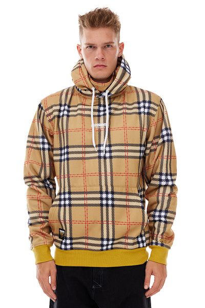 Mass DNM bluza Sweatshirt Tartan Hoody - wielokolorowa