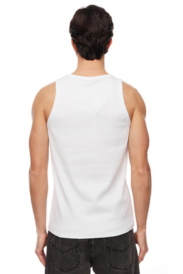Mass DNM koszulka Signature Patch Tank Top - biała