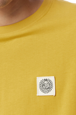 Mass Denim Patch T-shirt żółta