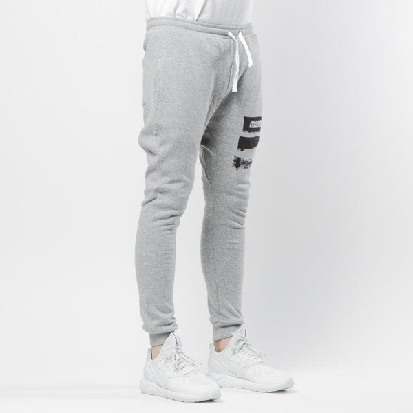 Mass DNM spodnie dresowe Trace Joggers Sweatpants - light heather grey