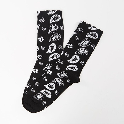 Skarpety Mass Denim socks Paisley Quarter black SS 2017