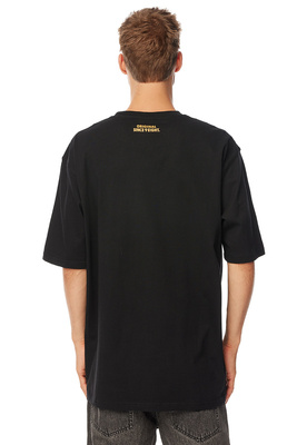 Mass Denim Patchwork T-shirt czarna