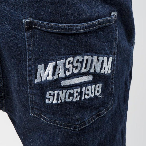 Mass DNM spodnie Joggers Jeans Sneaker Fit - dark blue
