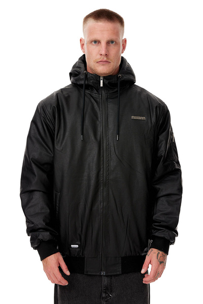 Mass DNM kurtka zimowa Jacket Flyer Quilted - czarna
