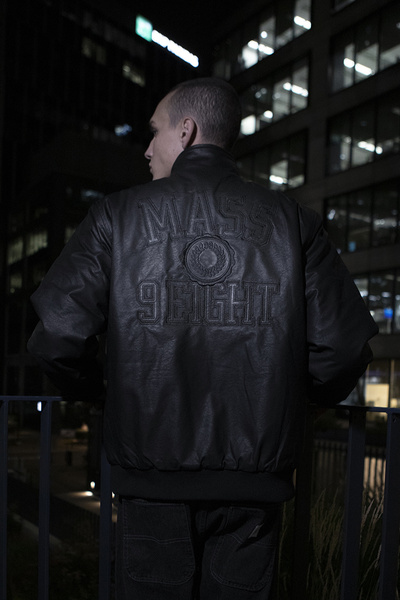 Mass DNM kurtka Jacket Athletic Leather - czarna