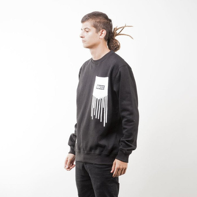 Mass Denim bluza sweatshirt Pocket Cover crewneck black
