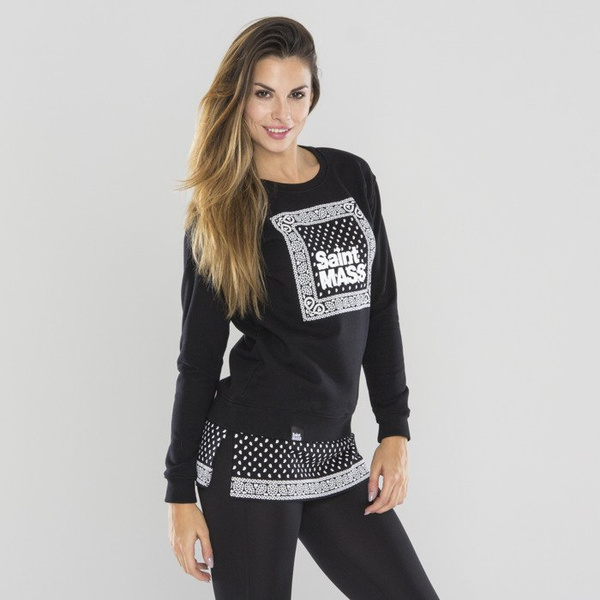 Saint Mass bluza crewneck Compton Long black