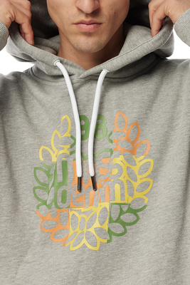 Mass DNM bluza Sweatshirt Patchwork Hoody szara