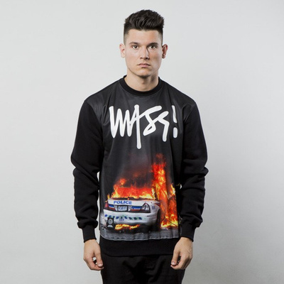 Bluza Mass Denim Sweatshirt Crewneck Burn Bi**h - black