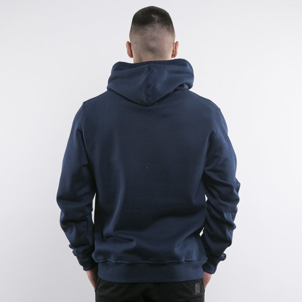 Mass Denim bluza hoody Three D navy