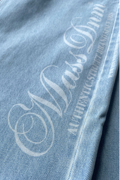 Mass DNM spodnie Authentic Jeans Extra baggy Fit - jasnoniebieskie