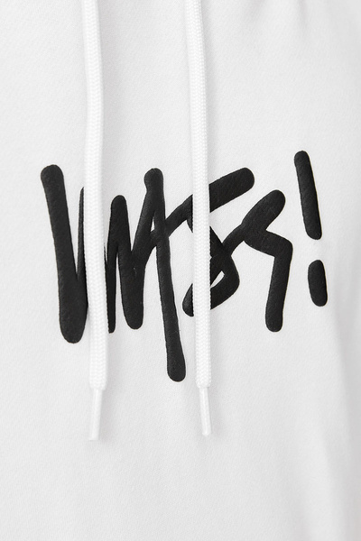 Mass DNM bluza Sweatshirt Signature 3D Hoody - biała