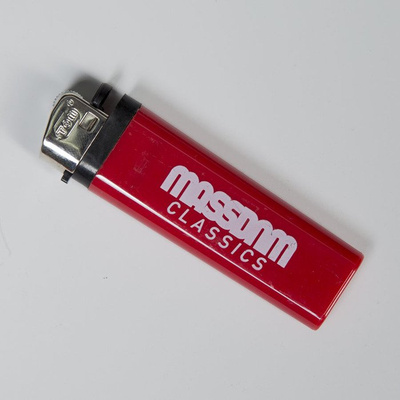 Massdnm zapalniczka Classics Logo Lighter red
