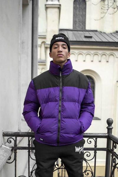 Mass DNM kurtka zimowa Jacket Empire - fioletowa