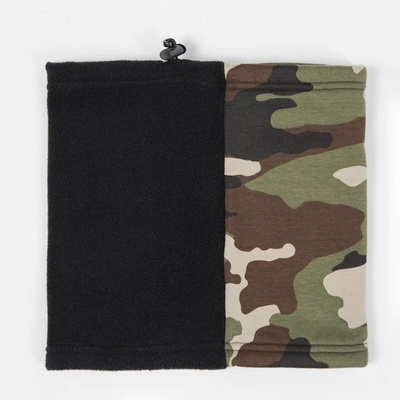 Mass DNM komin Neck Warmer Half Camo - woodland camo