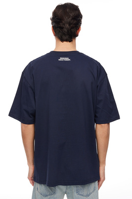 Koszulka Mass Denim Signature Patch T-shirt - granatowa