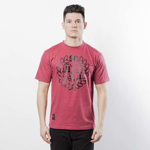 Mass DNM koszulka Base T-shirt - heather claret