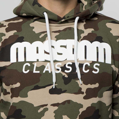 Bluza Mass Denim Sweatshirt Hoody Classics - woodland camo