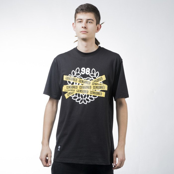 Mass Denim t-shirt koszulka Censored black