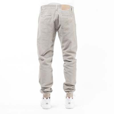 Mass Denim spodnie jogger chino Classics Corduroy sneaker fit beige