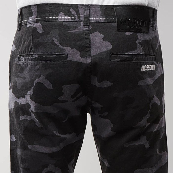 Mass DNM spodnie Classics Joggers Chino Sneaker Fit - black camo