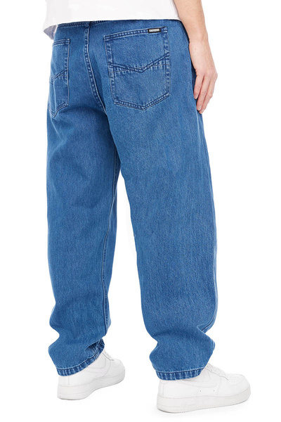 Mass DNM spodnie Jeans Slang Baggy Fit - niebieskie