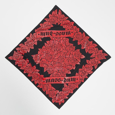 Mass DNM chusta Bandana Rose - black QUICKSTRIKE