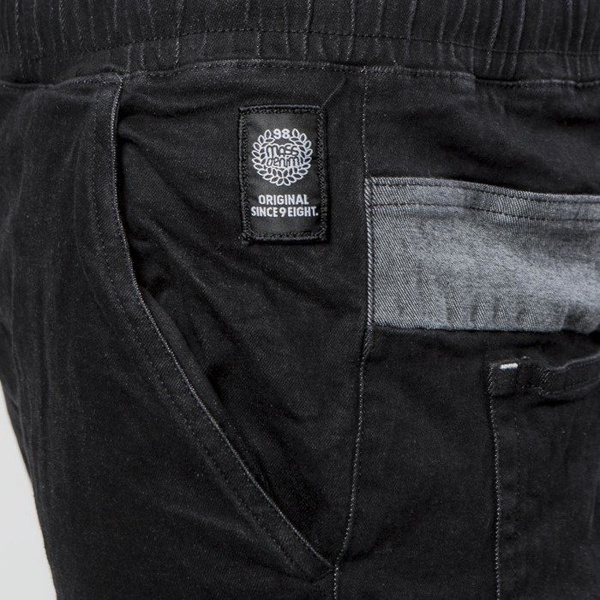 Mass DNM spodnie Fang Joggers Jeans Trap Fit - black