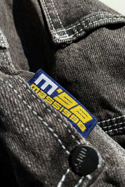 Mass DNM spodnie Jeans Beginner Original Baggy Fit - czarne