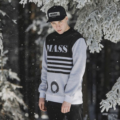 Mass DNM bluza Sweatshirt Crewneck Level light heather grey