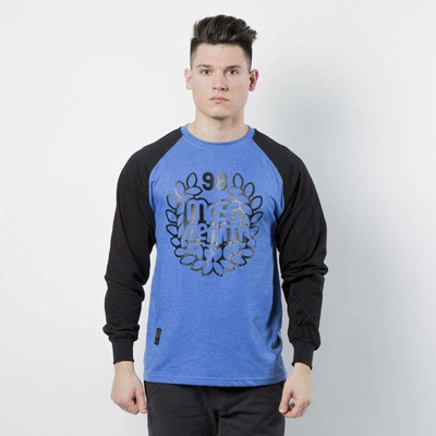 Mass DNM koszulka Longsleeve Base Reglan - heather blue / black