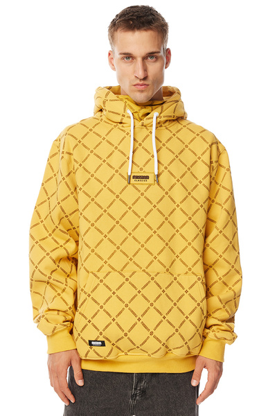 Mass DNM bluza Sweatshirt Monogram Hoody żółta