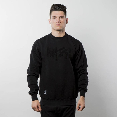Bluza Mass Denim Sweatshirt Crewneck Edge - black