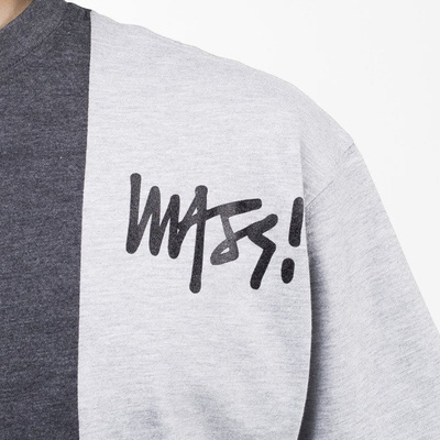 Mass Denim koszulka t-shirt Lines dark heather grey