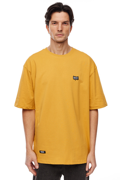 Koszulka Mass Denim Signature Patch T-shirt - żółta