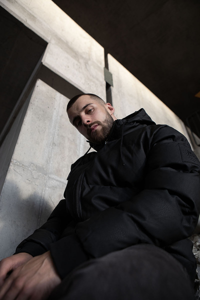 Mass DNM kurtka zimowa Jacket Empire Hoody - czarna