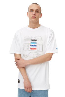 Mass DNM koszulka Bavaria T-shirt - biała