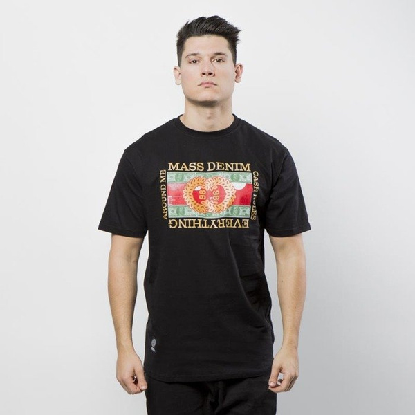 Mass DNM koszulka T-shirt Cream - black QUICKSTRIKE