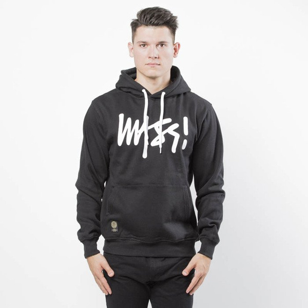 Mass DNM bluza Sweatshirt Hoody Signature - black