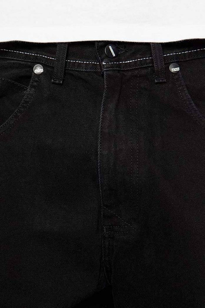 Mass DNM spodnie Jeans Slang Baggy Fit - czarne