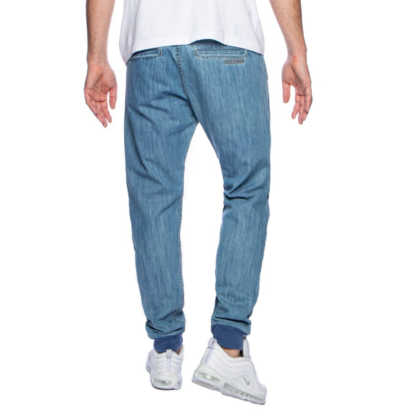 Spodnie Mass Denim Classics Joggers Chino Sneaker Fit - light blue