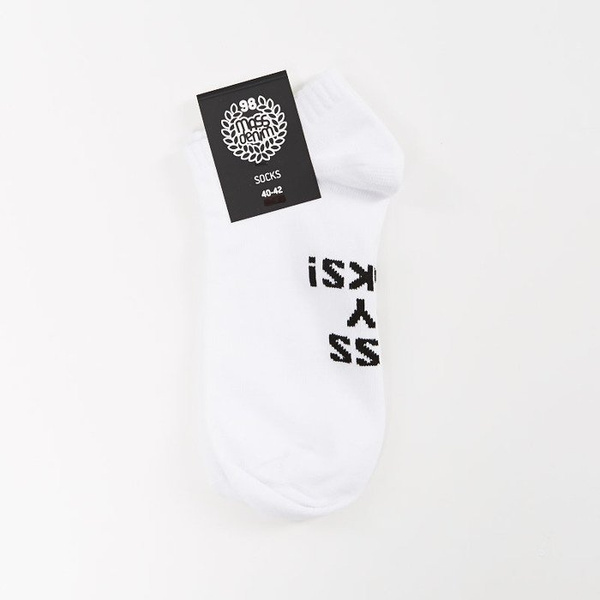 Skarpetki Mass Denim socks Kiss No Show white SS 2017