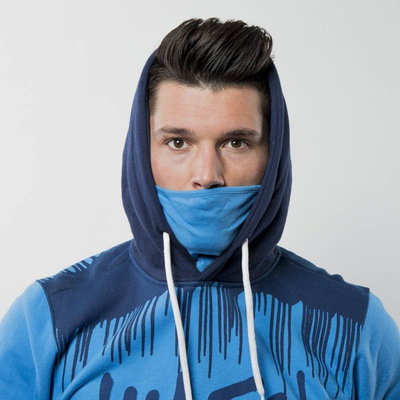 Bluza Mass Denim Sweatshirt Hoody Drip Top - blue