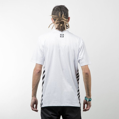 Mass Denim koszulka t-shirt Stripes Logo white