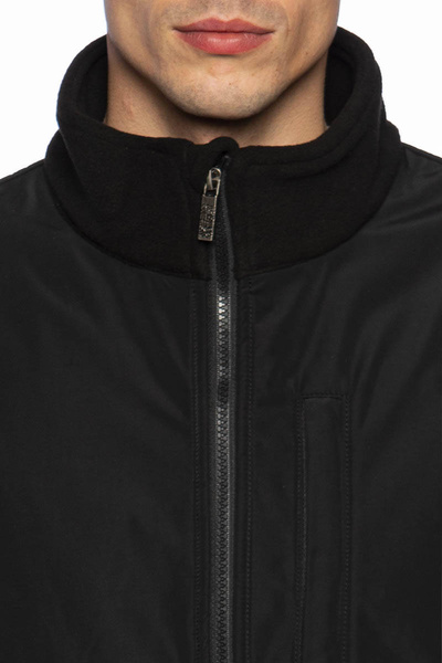 Kurtka polarowa Mass Denim Berg Polar Fleece - czarna