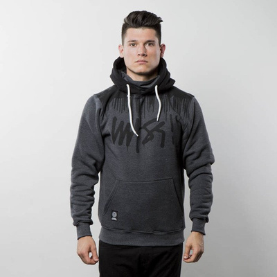 Bluza Mass Denim Sweatshirt Hoody Drip Top - dark heather grey