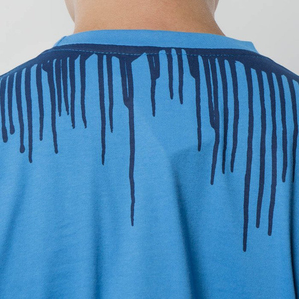 Koszulka Mass Denim T-shirt Drip Top - blue