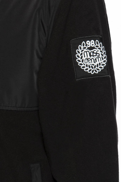 Kurtka polarowa Mass Denim Berg Polar Fleece - czarna