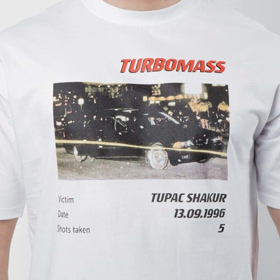 Mass DNM koszulka Turbo Tupac Shakur T-shirt - white