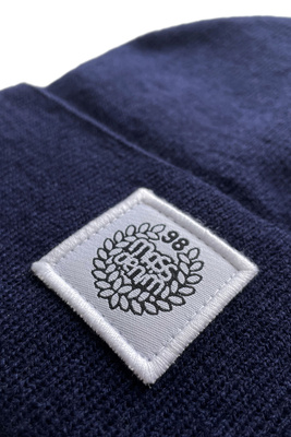 Mass DNM czapka zimowa Patch Beanie - granatowa